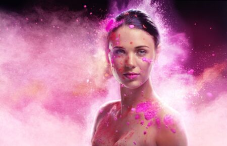 Ethereal Beauty Conceptual Shot of a Beautiful
