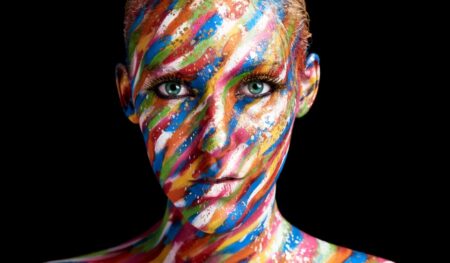 Living Life in Color Cropped Portrait of
